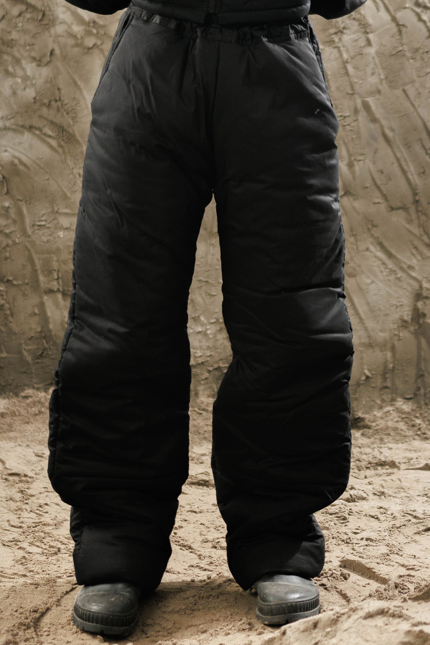 Black Puffer Pants