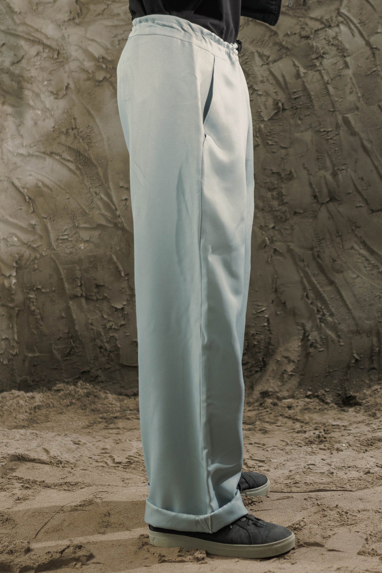 Grey Baggy Trousers