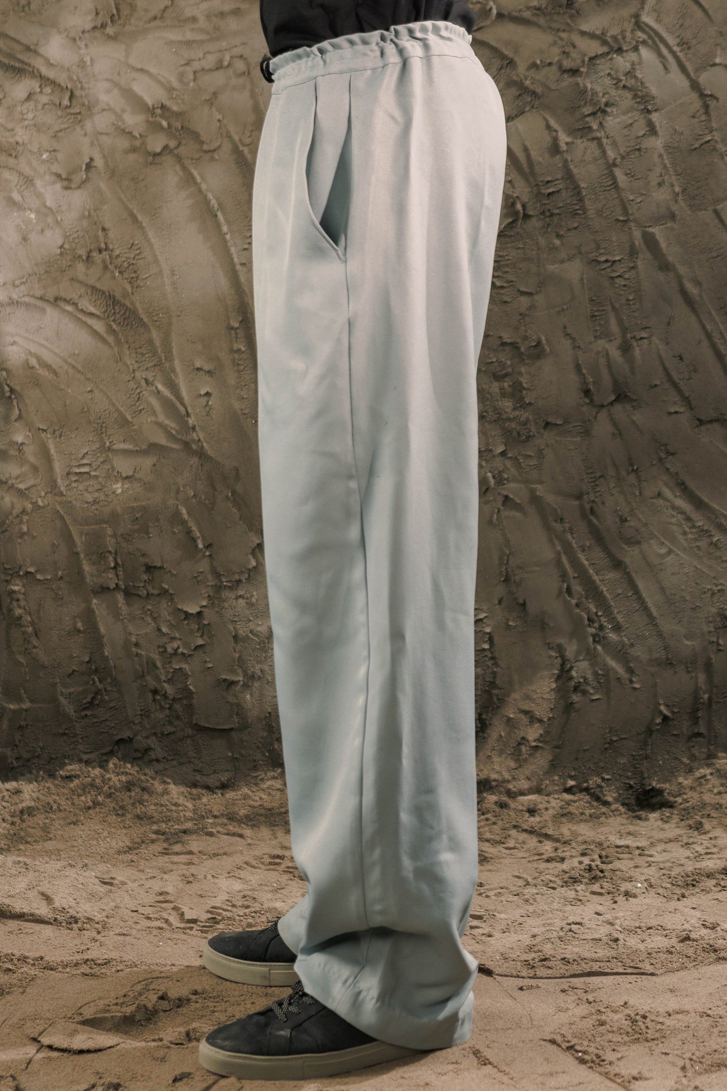 Grey Baggy Trousers