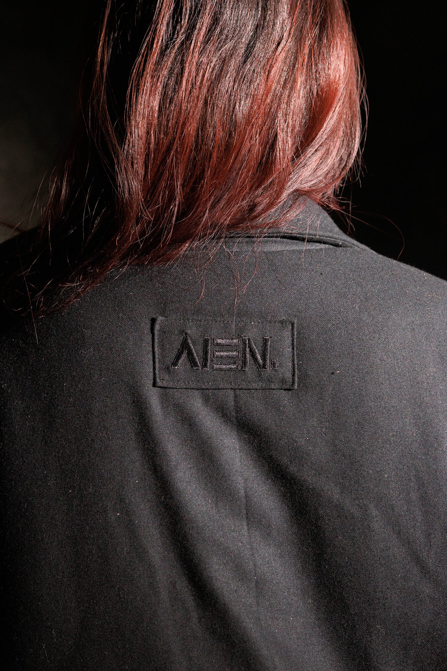 Black Wool Bomber
