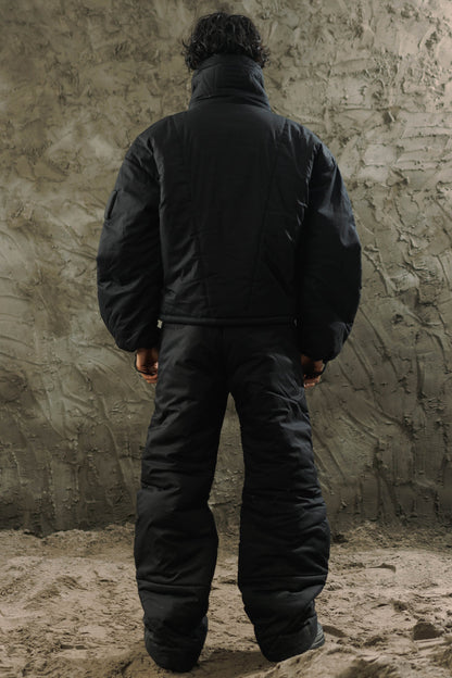 Black Bomber (Face zip up)