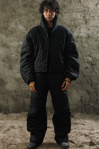 Black Bomber (Face zip up)