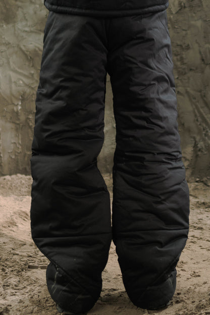 Black Puffer Pants